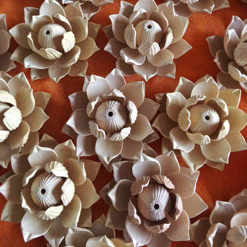 Wooden Handmade Yipindiy Boxwood Lotus Car Wood crafts