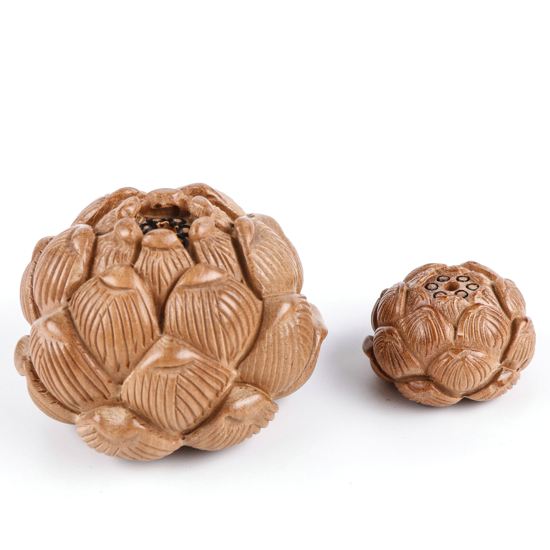 Wooden Handmade Yipindiy Boxwood Lotus Car Wood crafts