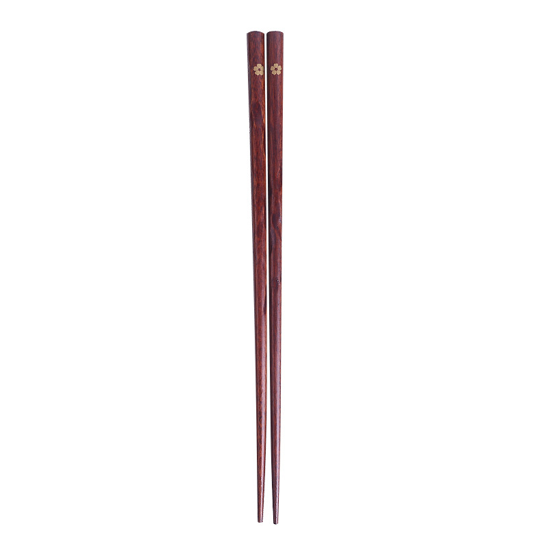 [Taiyuan] Japanese Style Pointed Chopsticks Cherry Blossom Household Sushi Chopsticks Solid Wood Craft Chopsticks Customization