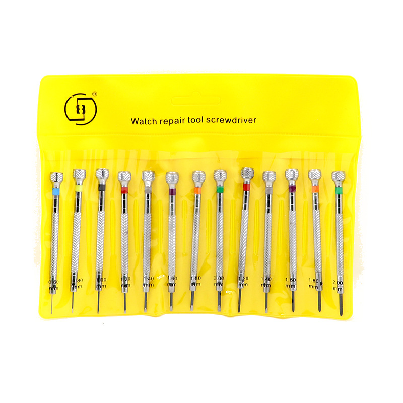 More than Watch Repair Tool Specifications 0.6-2.0 Cross Screwdriver Screwdriver Screwdriver 13 Pieces Set