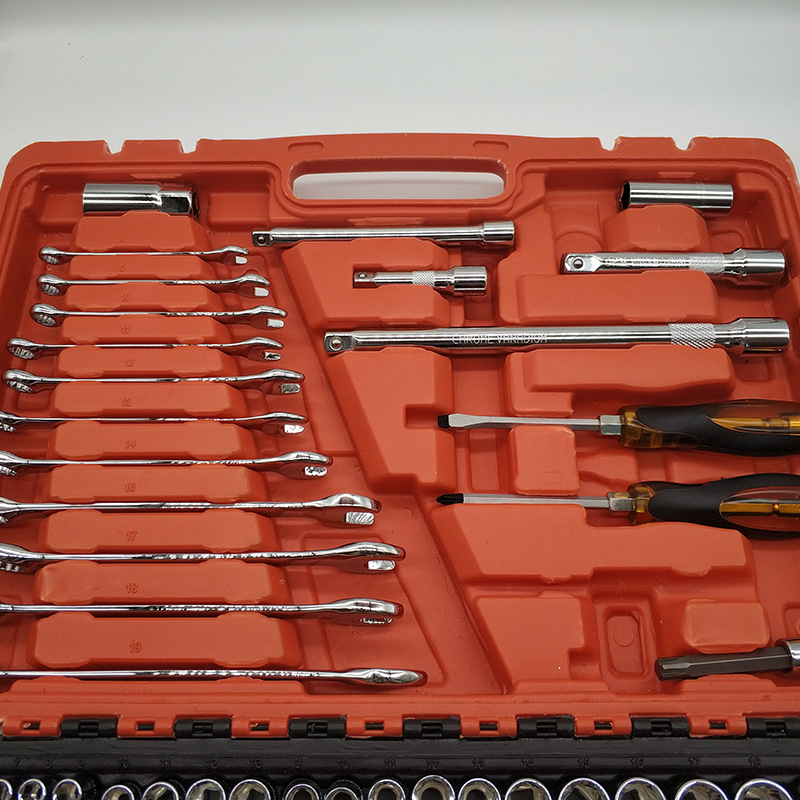 Factory in Stock 121 Pieces Sleeve Set Professional Auto Insurance Automobile Maintenance &amp; Repair Tools Sets One Piece Dropshipping