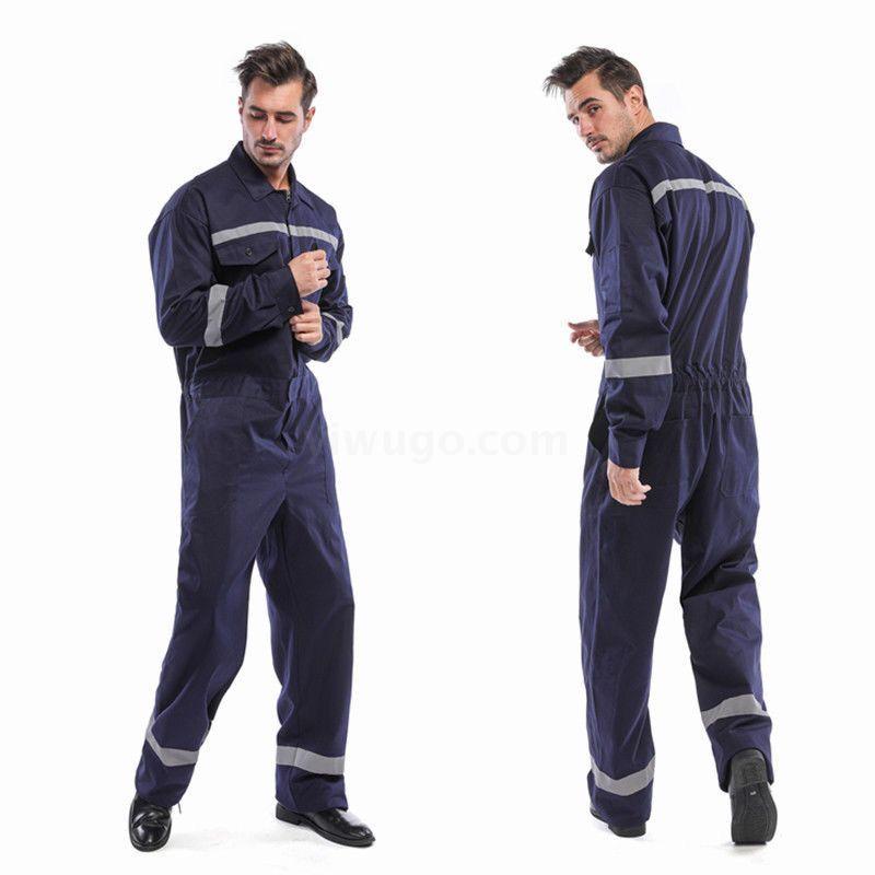 After Reflective strip working suit men&#039;s auto repair suit Electric welding Suit thick Spring and autumn wear wear regular repair workshop tooling