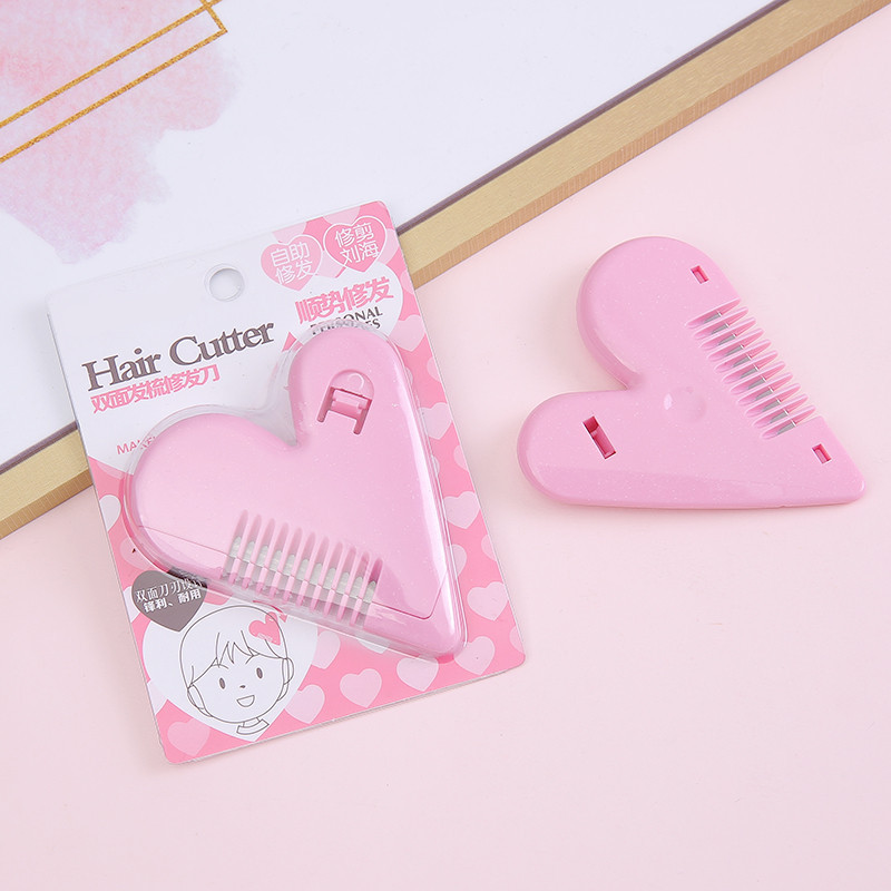 DoubleSided Hair Comb Hair Repair Knife SelfService Trimming Bangs Hair Cutting Thin Removing Hair Tip Fork Beauty Tool