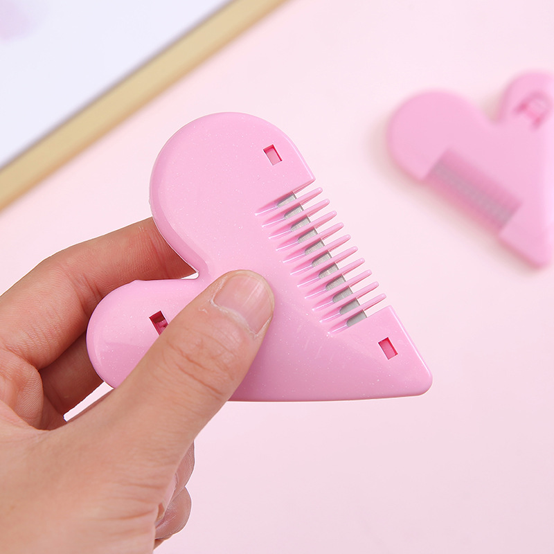 DoubleSided Hair Comb Hair Repair Knife SelfService Trimming Bangs Hair Cutting Thin Removing Hair Tip Fork Beauty Tool