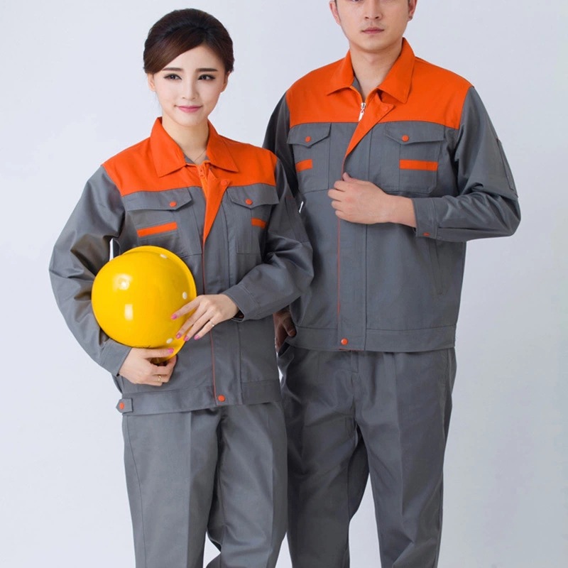Customed Working Suit Suit Men&#039;s and Women&#039;s Engineering Auto Repair Workshop Factory Clothing Spring and Autumn Decoration Labor Protection Clothing Long Sleeve Tooling