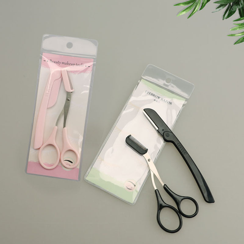 Goods EyeBrow Knife Eyebrow Trimmer Repair Eyebrow Trimmer Knife TwoPiece Set Beauty Tools Eyebrow Scraping Tool Set