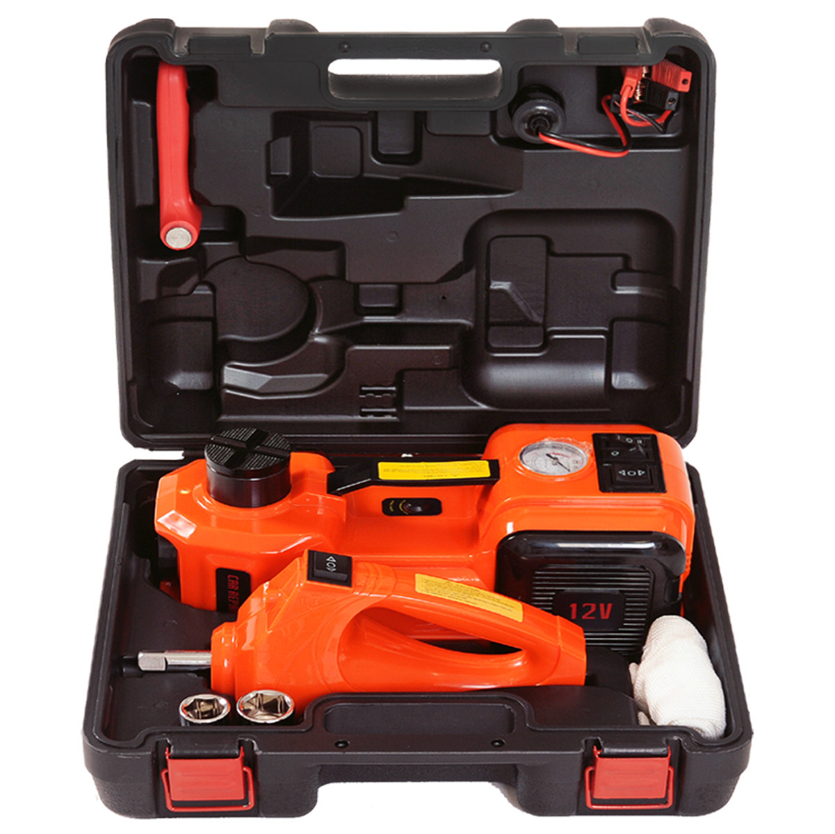 Cross-Border Supply Zs 12V Car Electric Wind Gun Electric Wrench Car Tire Change Tool Set Electric Wheel Wrench