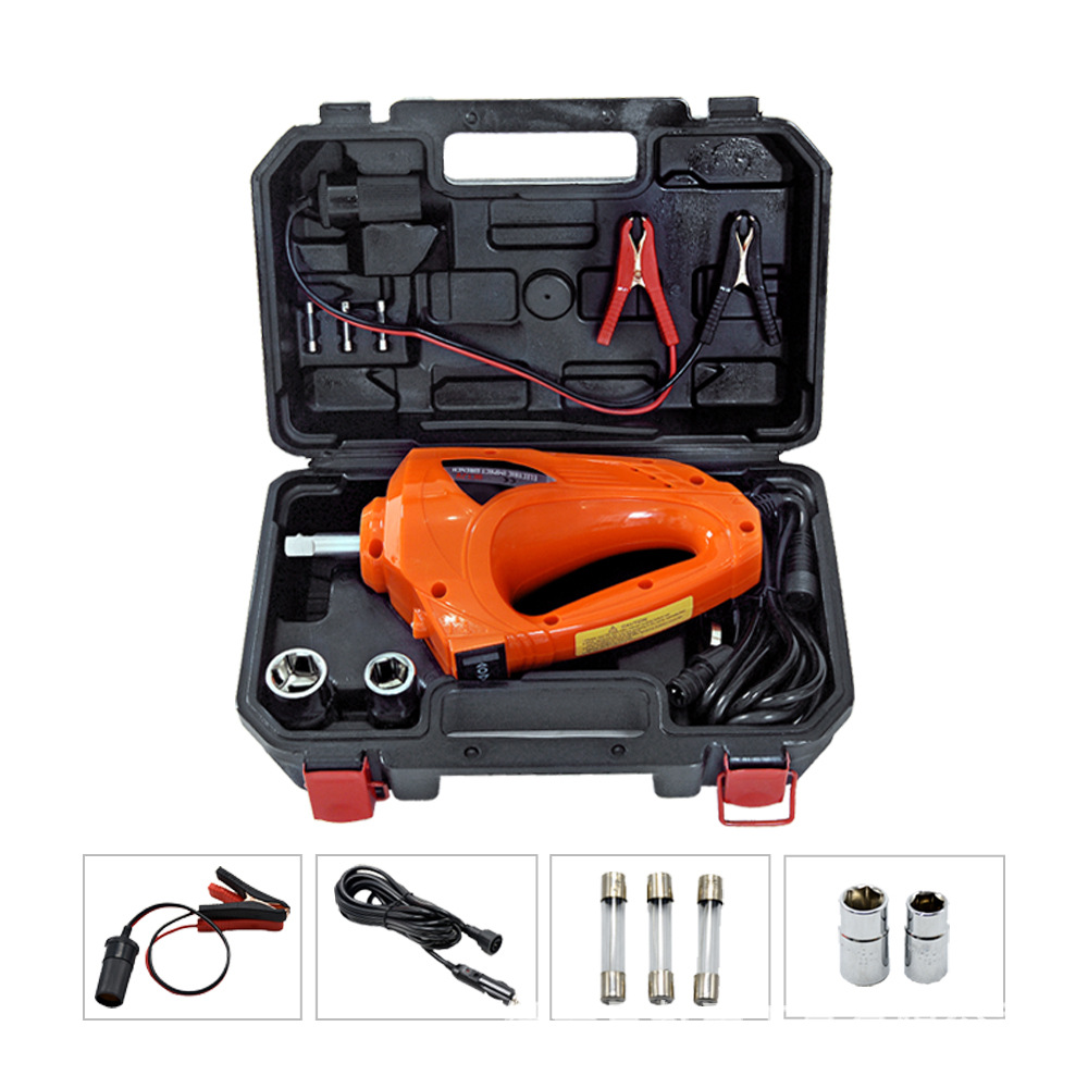 Cross-Border Supply Zs 12V Car Electric Wind Gun Electric Wrench Car Tire Change Tool Set Electric Wheel Wrench