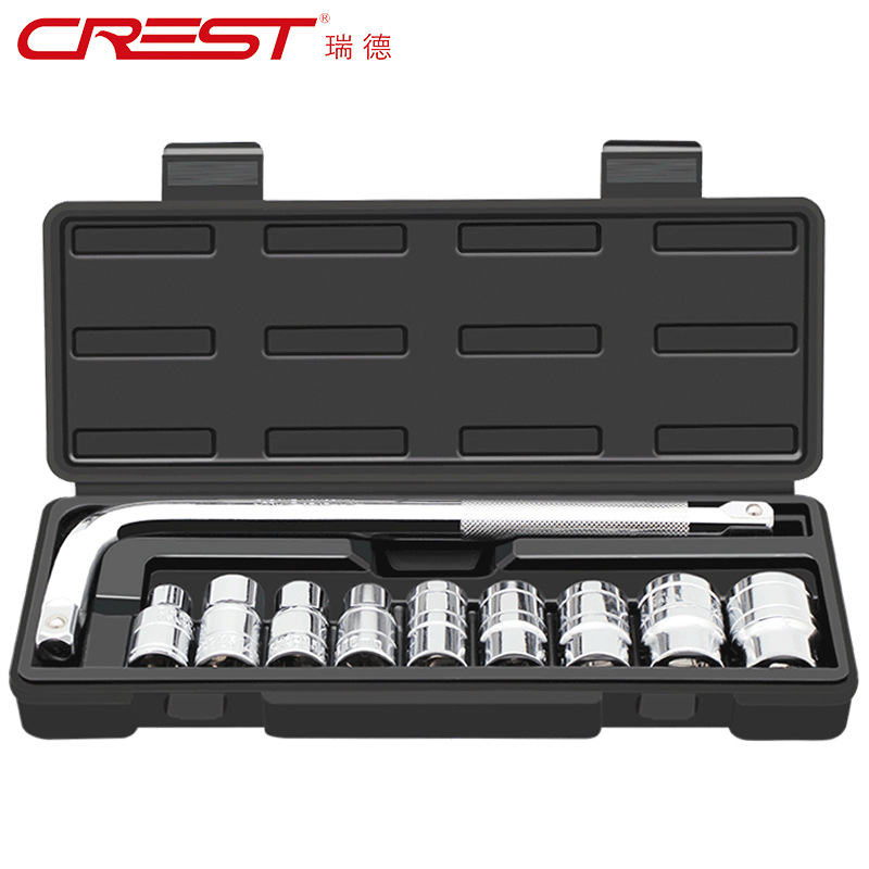 Car Tire Change Tool Set Car Tire Disassembly 10 Pieces Socket Wrench Car Vehicle Emergency Combination