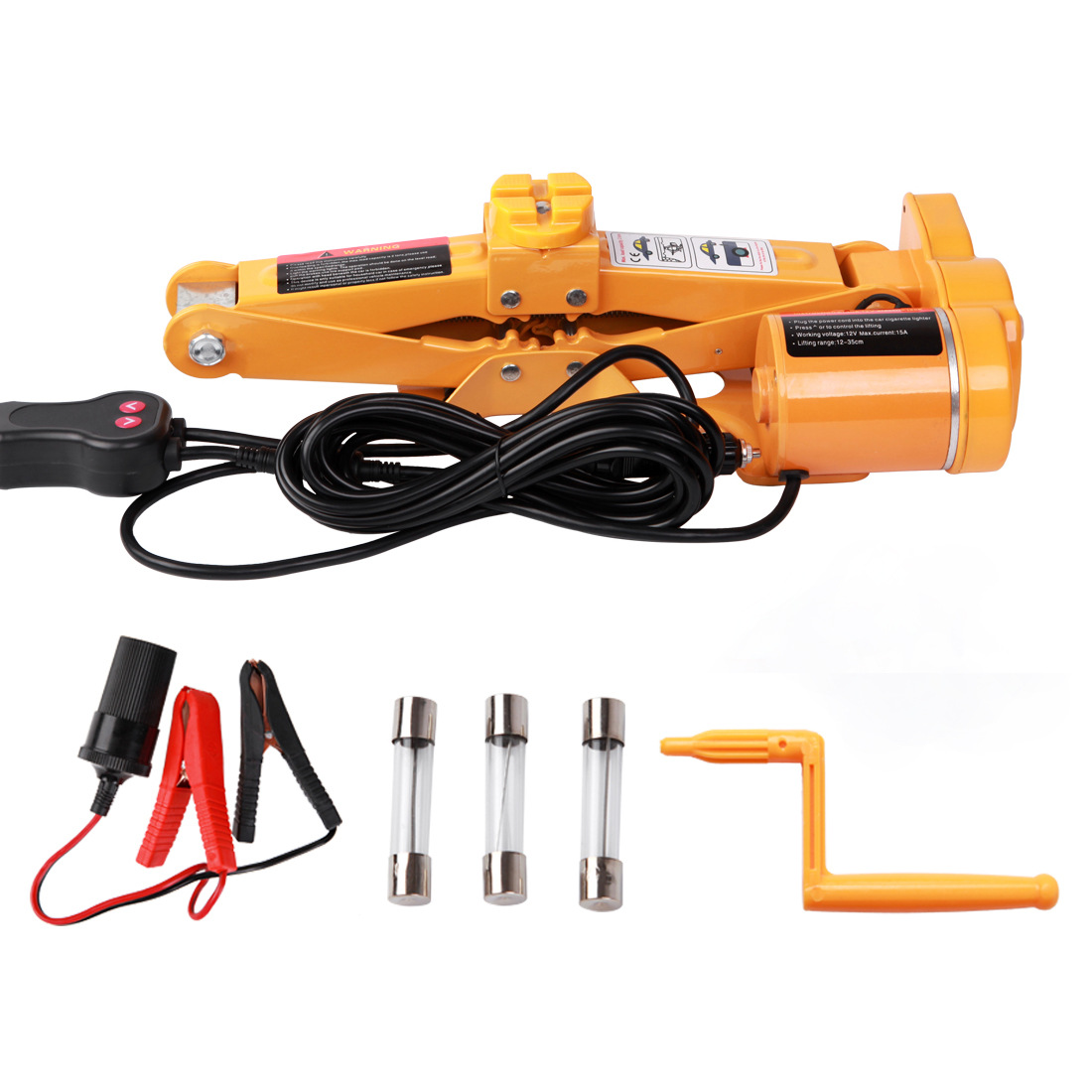 12V Car Electric Jack Car Car Tire Change Tool Scissor Jack Car Maintenance Toolbox