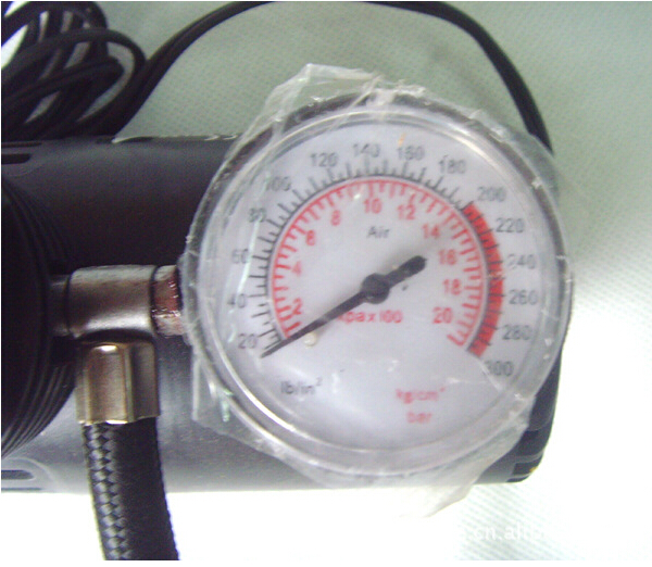 Automobile inflator mini tire gauge inflator emergency tool pump