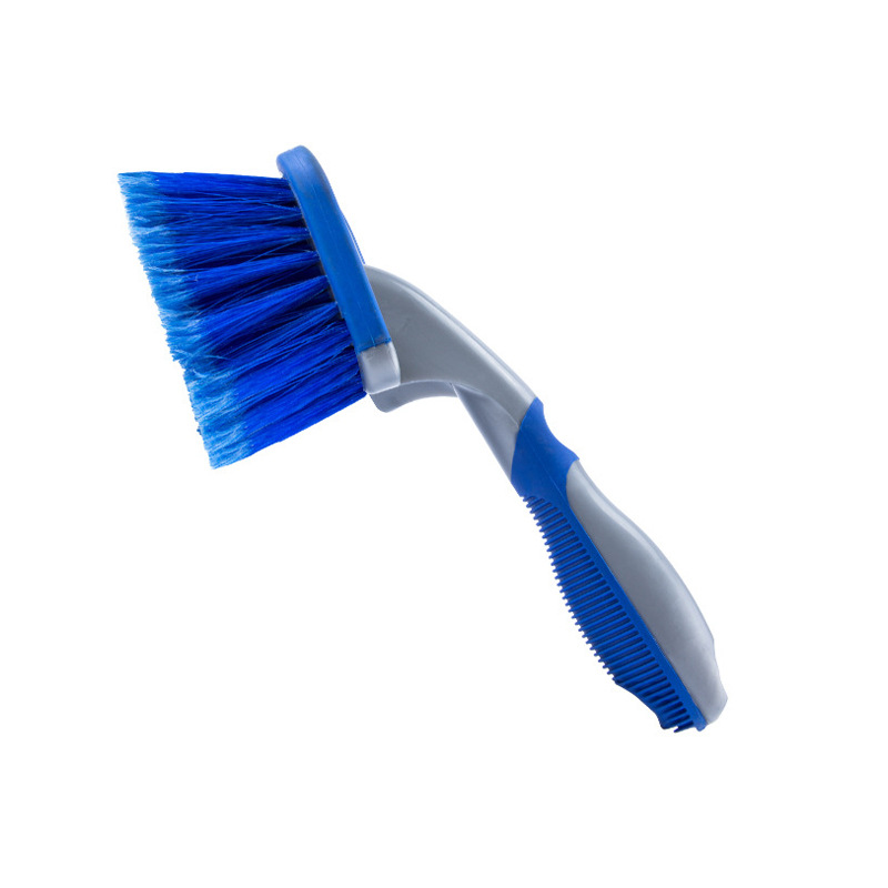 Car Cleaning Brush Household Car Wash Beauty Maintenance Steel Ring Brush Car Tire Cleaning Tool Long-Handled Brush