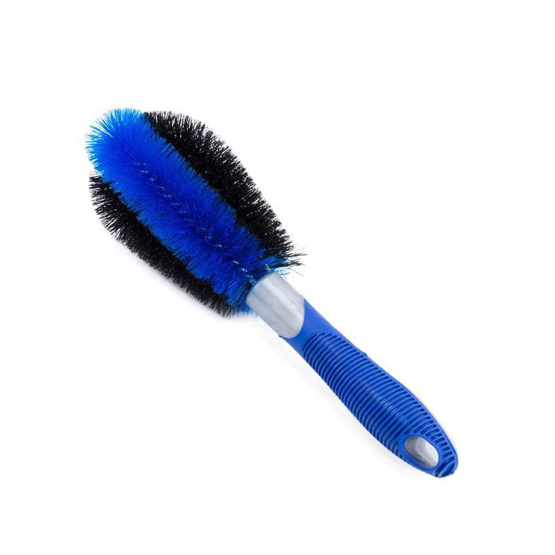 Car Cleaning Brush Household Car Wash Beauty Maintenance Steel Ring Brush Car Tire Cleaning Tool Long-Handled Brush