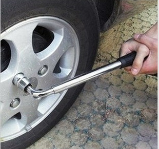 Car Retractable Tire Wrench Sleeve 17 19 21 23 Tire Removal Tool