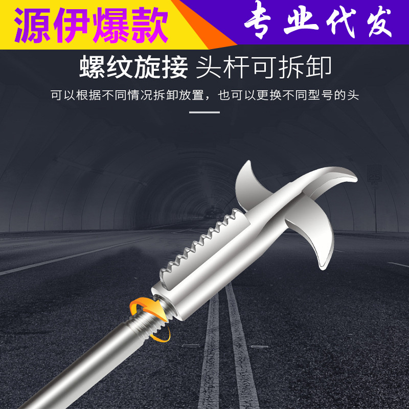 Car Tire Stone Cleaning Hook Car Tire Removing Stone Cleaning Tool Multi-Functional Explosion-Proof Tool Stainless Steel Gap Hook