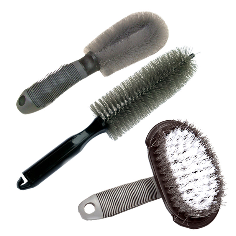 Car Wheel Hub Brush Car Washing Tools Tire Soft Bristle Brush Cleaning Set Car Dust Cleaning Car Supplies