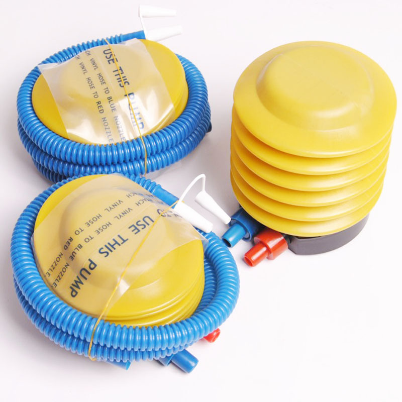 Yellow Foot Tire Pump Swimming Pool Swimming Ring Inflation Tool Air Pump Two-Way Hand Push Tire Pump