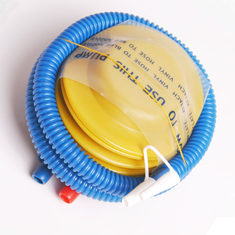 Yellow Foot Tire Pump Swimming Pool Swimming Ring Inflation Tool Air Pump Two-Way Hand Push Tire Pump