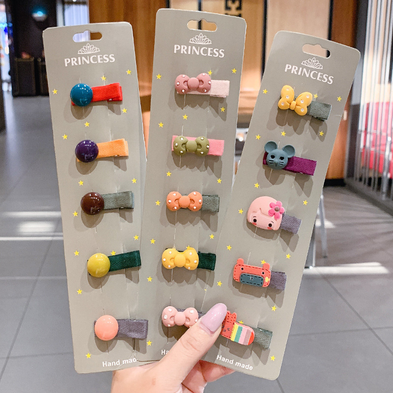 Children&#039;s Hair Accessories Baby Barrettes Princess Baby Hair Clips Barrettes Does Not Hurt Sweat Hair Removal Tool Tire Hair Removal Tool Girl Small Clip Headdress