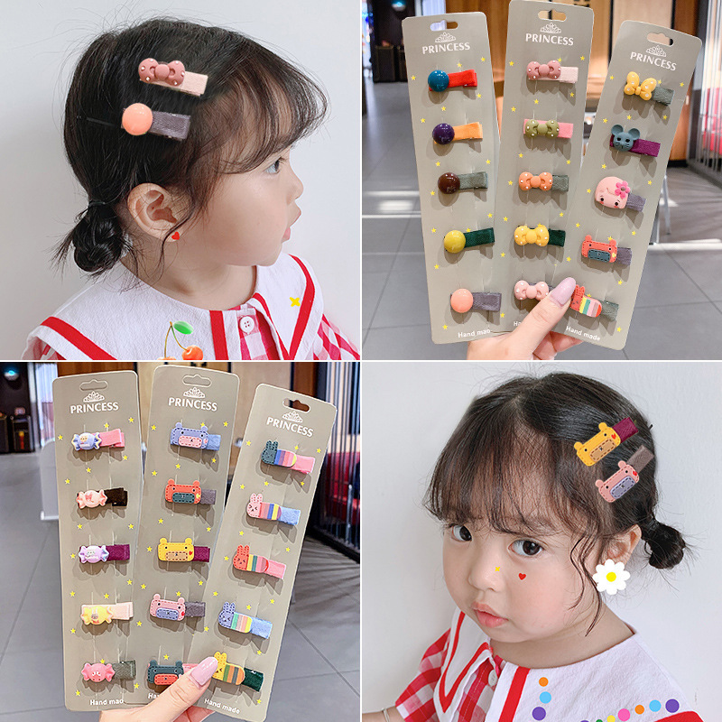 Children&#039;s Hair Accessories Baby Barrettes Princess Baby Hair Clips Barrettes Does Not Hurt Sweat Hair Removal Tool Tire Hair Removal Tool Girl Small Clip Headdress