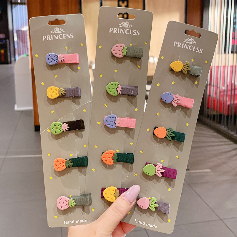 Children&#039;s Hair Accessories Baby Barrettes Princess Baby Hair Clips Barrettes Does Not Hurt Sweat Hair Removal Tool Tire Hair Removal Tool Girl Small Clip Headdress