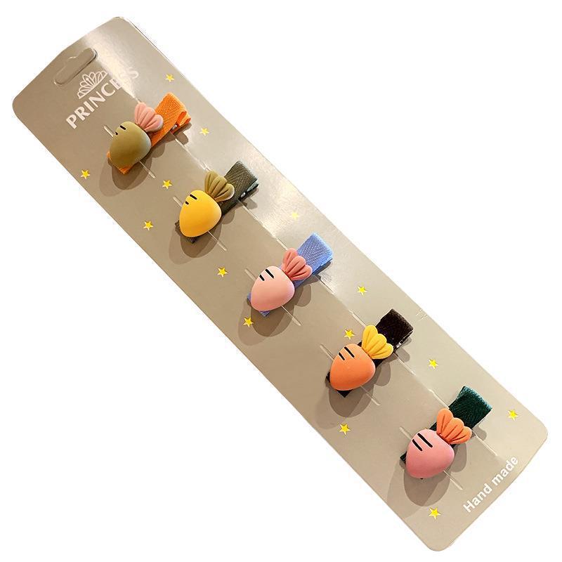 Children&#039;s Hair Accessories Baby Barrettes Princess Baby Hair Clips Barrettes Does Not Hurt Sweat Hair Removal Tool Tire Hair Removal Tool Girl Small Clip Headdress