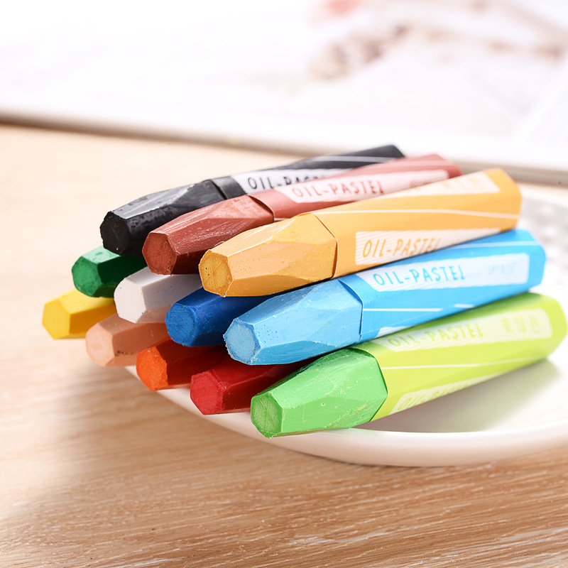 Bulk Crayon Students High Quality Oily Crayon Painting Tools Foam Box Aquatic Crayon Tire Marking Pen