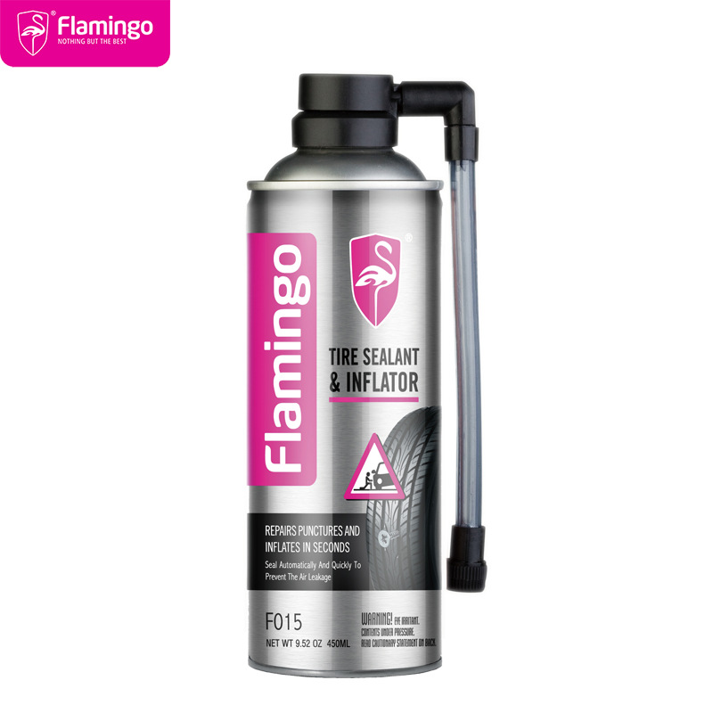 Flamingo Tire Repair Fluid Car Tire Inflatable Leak Repair Fluid Car Supplies Emergency Repair Agent CrossBorder Special