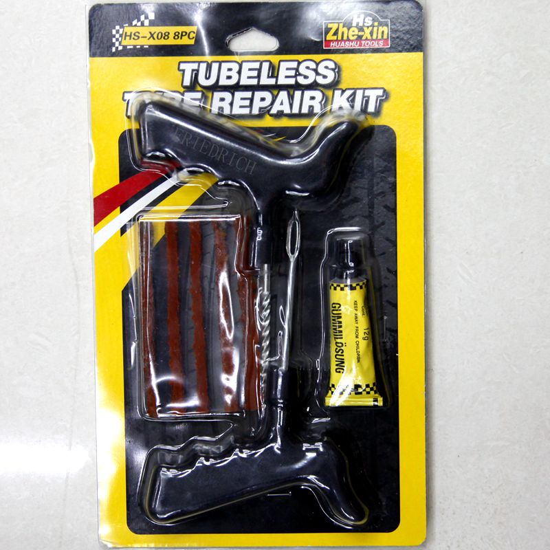 Auto emergency tyre repair kit for vacuum tire special rubber band electric car motorcycle tyres.