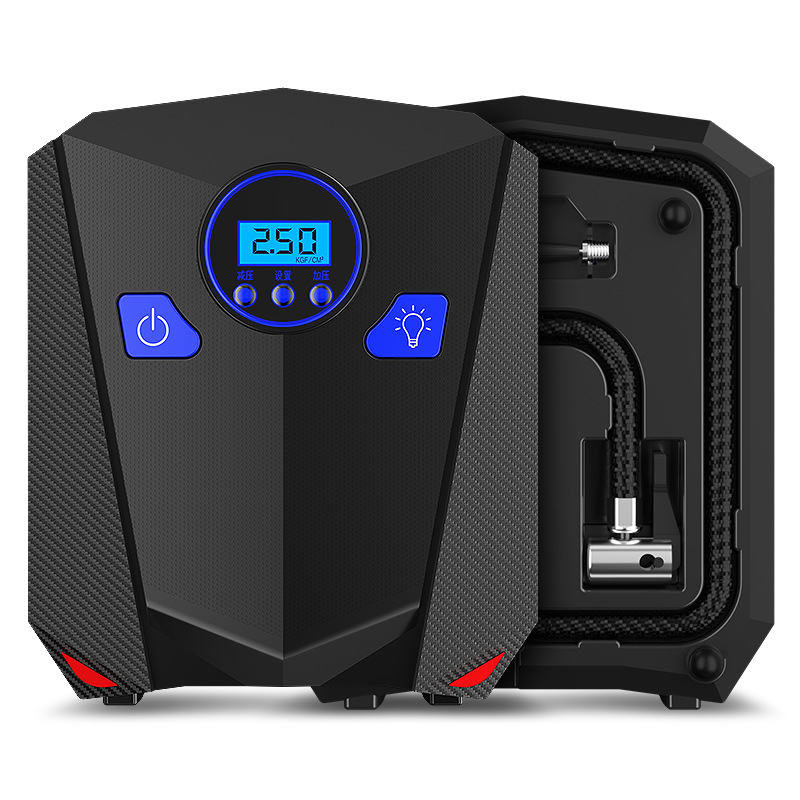 Vehicle Air Pump Car Air Pump Digital Display 12V Portable Tire Tire Pump Intelligent Tire Repair Inflatable