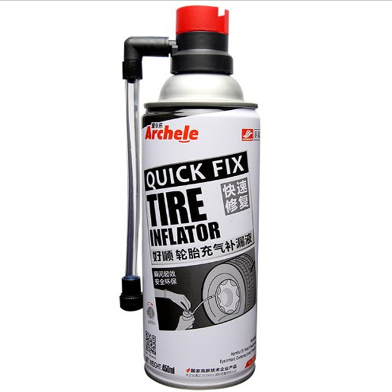 Good ride auto emergency tires inflatable fill fluid automatic inflatable tire repair fluid