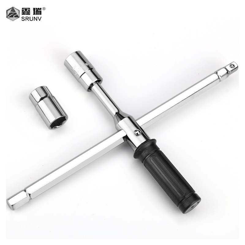 New car disassembly tire screw wrench repair car folding cross sleeve tool change tire repair appliances