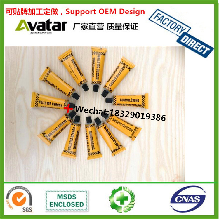High quality Car Bike Auto Tubeless Tire Tyre Puncture Plug Repair Cement Tool Kit