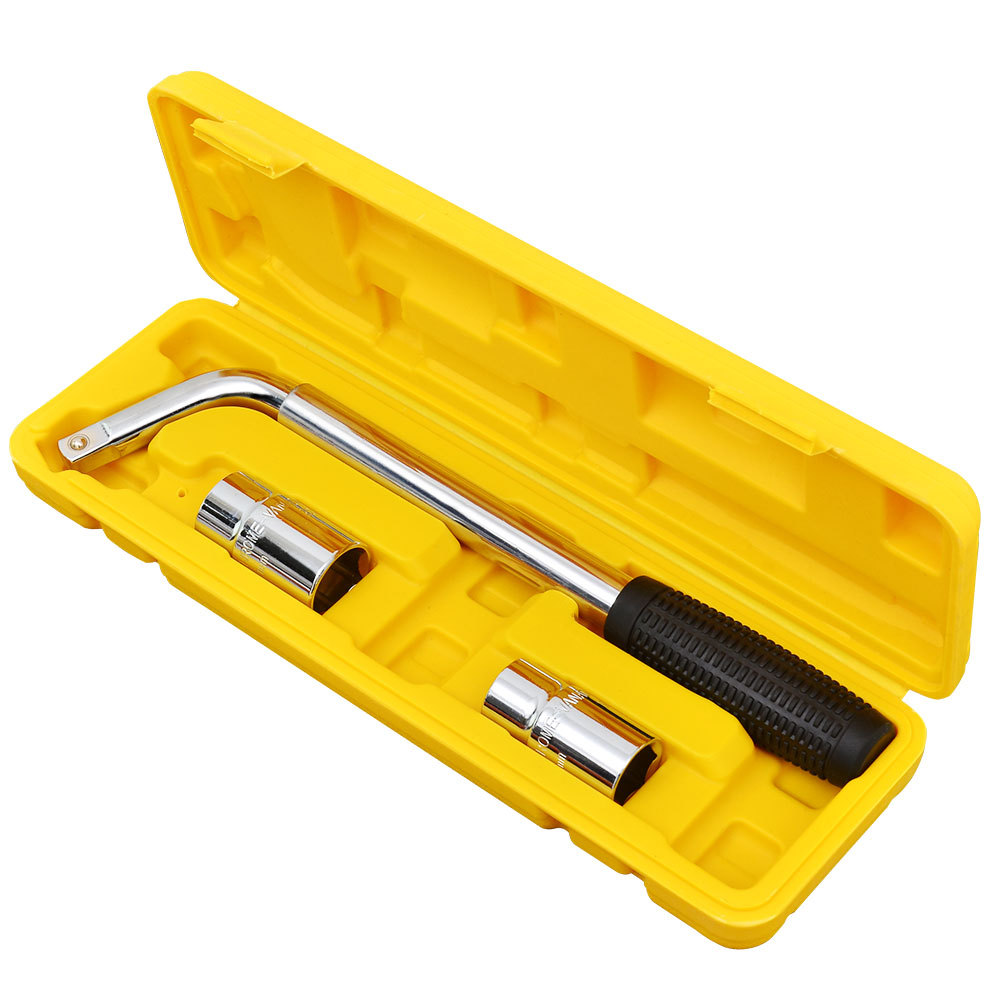 The telescopic tire spanner is used to remove and change the tire spanner for automobile repair tools