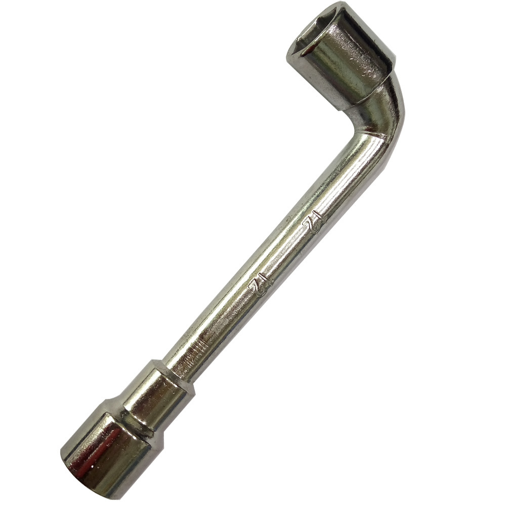 Meiyu Manufacturer L-Type Outer Hexagon Wrench Auto Repair Tools Tire Manual Dual-Purpose Pipe-Type Elbow Wrench