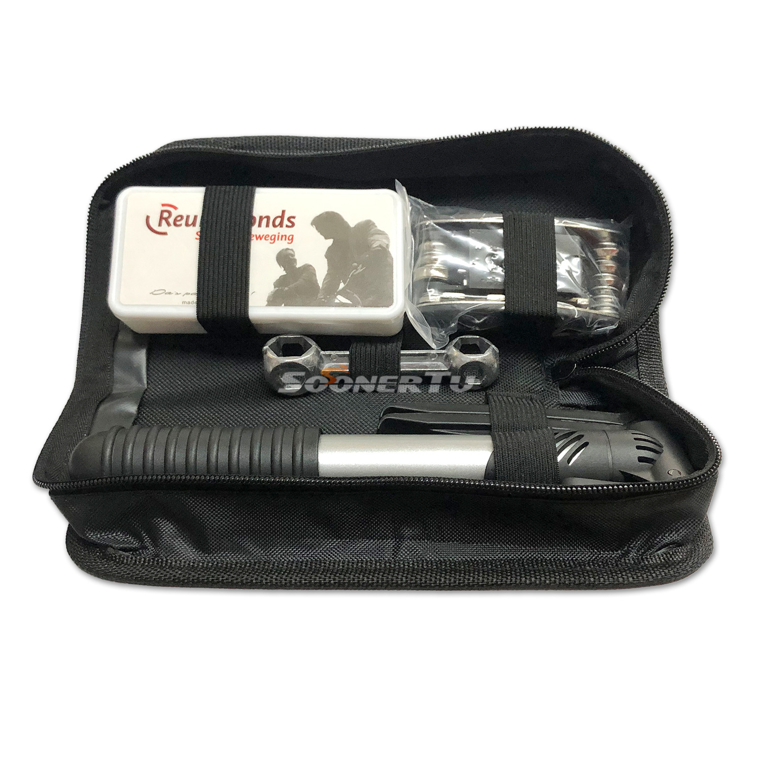 New Bicycle Repairing Car Tool Kit Mountain Bike Tire Repair Pump Repair Wrench Combined Tool Set
