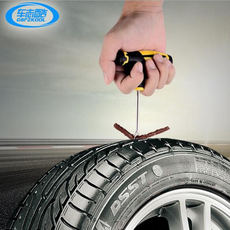 Emergency Tire Repairing Tools Set Vacuum Tire Motorcycle Electric Vehicle Car Tire Repair Rubber Strip Glue Solution