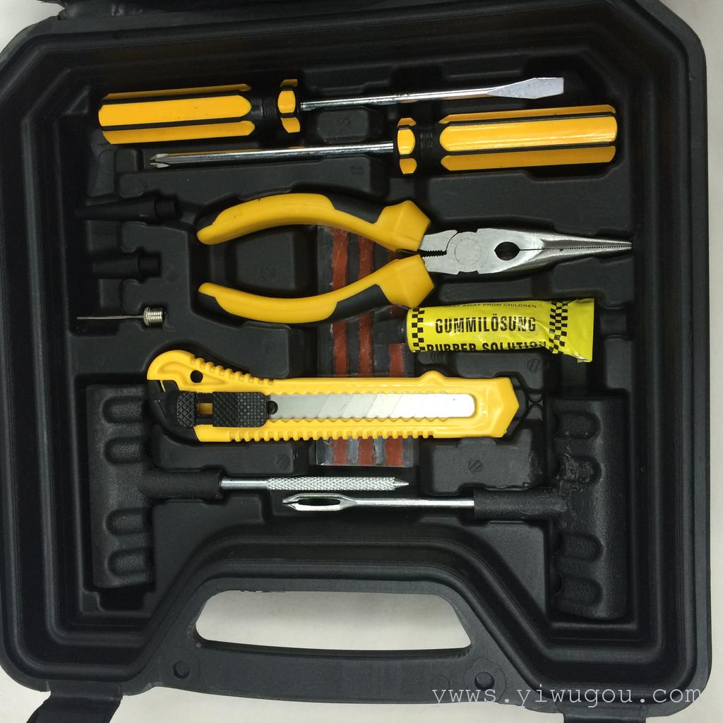 Ws732 Combination Set Automobile Air Pump Emergency Kit Tire Repair Tool High Pressure Air Pump