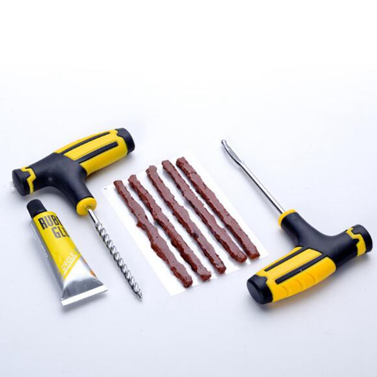 Che Zhiku Car Tire Repairing Tools Set Car Vacuum Tire Repair Tool Rubber Strip Fast Glue Water Solution