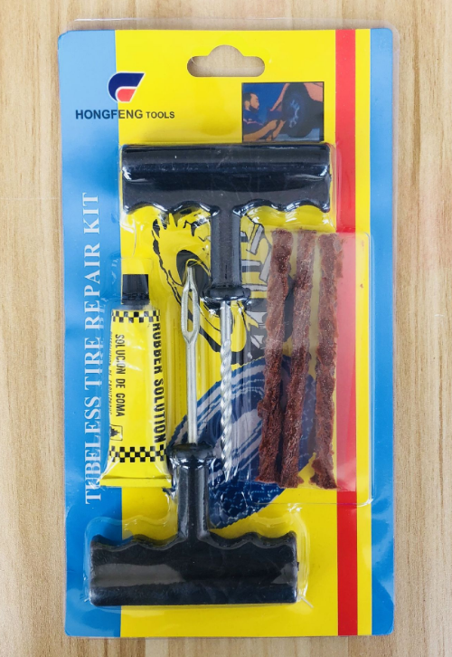 Auto quick tire repair tool set auto repair tool tire repair rubber strip auto tire repair tool set