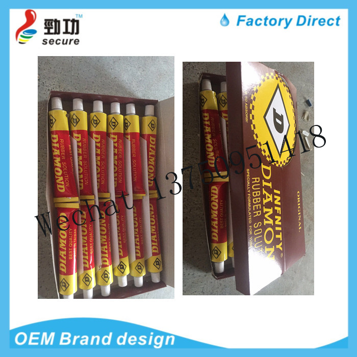 Bicycle and motorcycle tire repair tool tire repair glue single bottle glue RED SUN