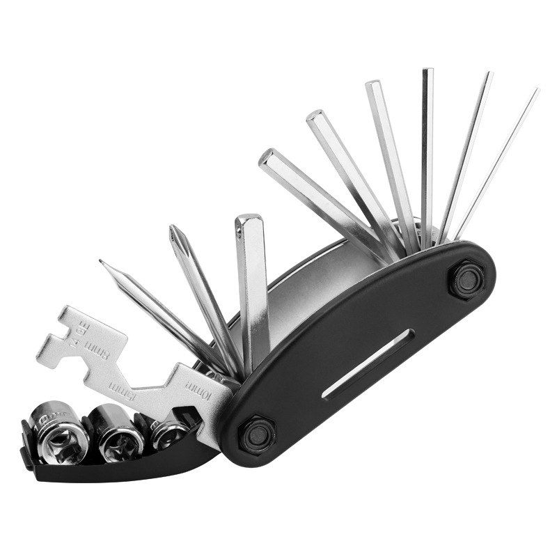 Bicycle Repair Combination Tire Repair Tools Mountain Highway Vehicle Multi-Function Folding Tire Repair Wrench Set