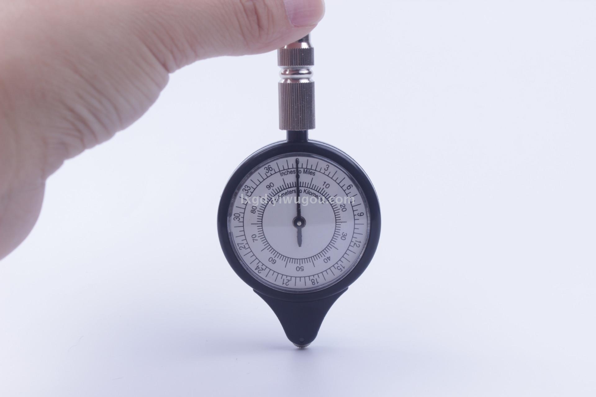 LX-3 White Yellow Map Rangefinder Odometer Compass Multifunction Measuring Instrument Outdoor Camping Compass