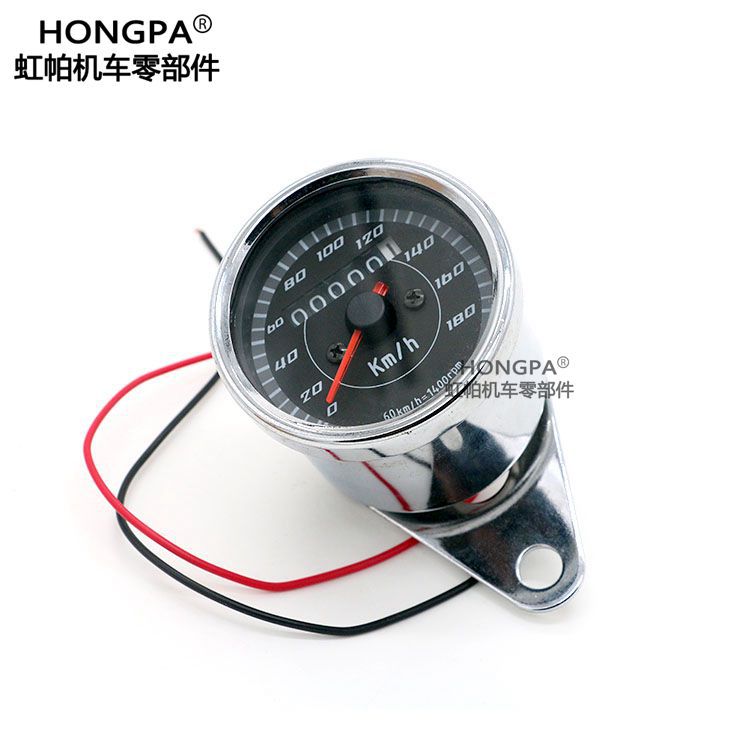 Foreign Trade Hot! Wholesale Motorcycle Modified Instrument Modified Odometer Retro Modified Small Instrument