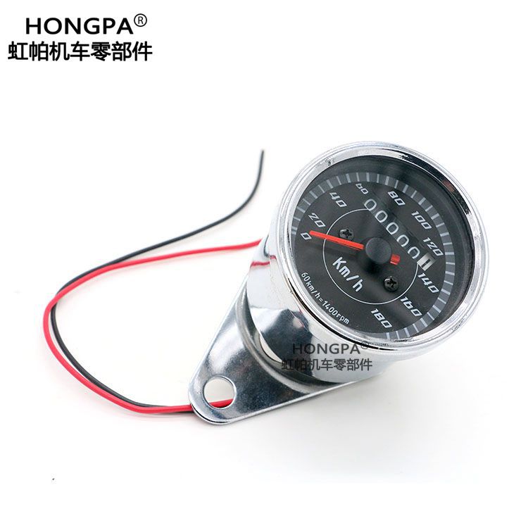 Foreign Trade Hot! Wholesale Motorcycle Modified Instrument Modified Odometer Retro Modified Small Instrument