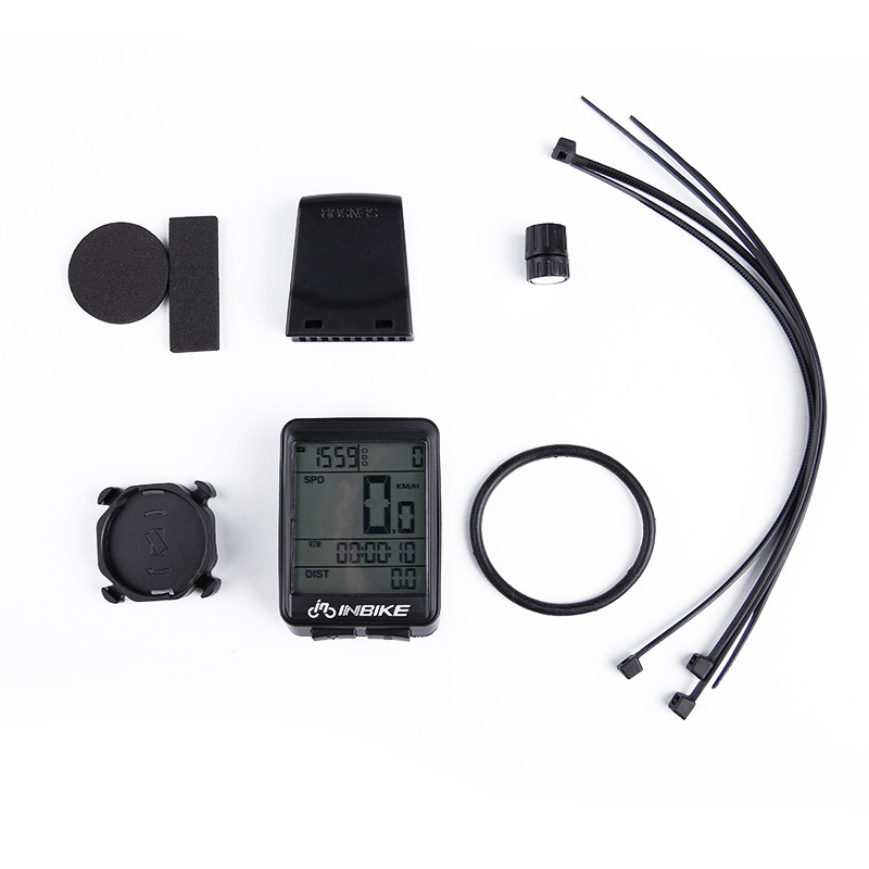 Inbike Cross-Border E-Commerce English Bicycle Meter Wireless Mountain Bike Velometer Bicycle Odometer