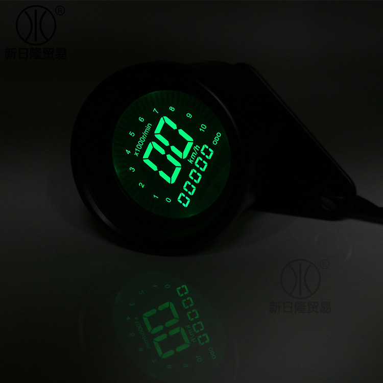 Motorcycle Retro Modified Instrument LED LCD Odometer Motorcycle Instrument LCD Odometer Meter