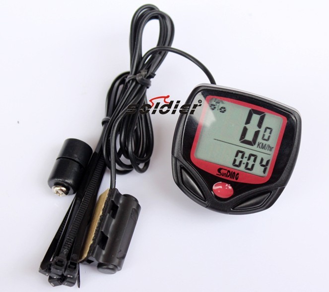 16 function with temperature shundong bicycle code single cycle speedometer odometer /548B code meter