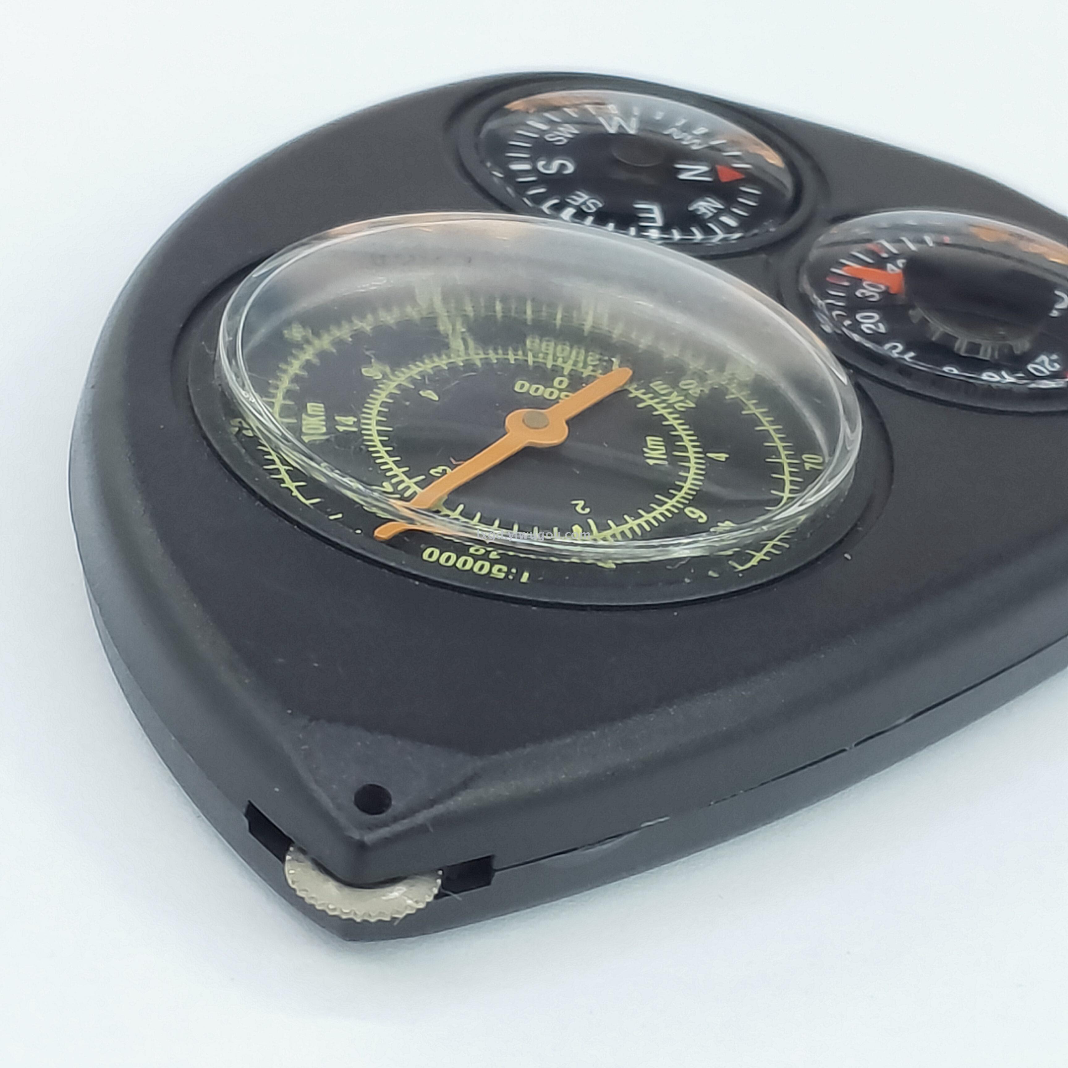 LX-2 Outdoor Travel Professional Odometer Map Rangefinder North Pointer Multifunctional Keychain Compass
