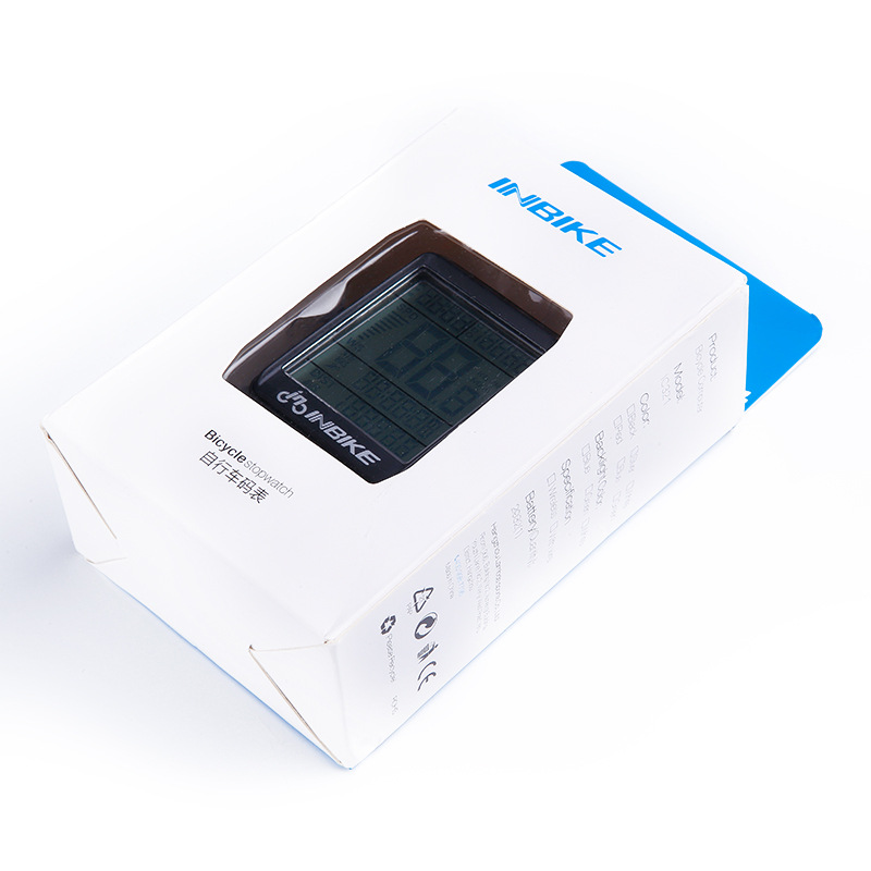 Inbike Cross-Border E-Commerce English Bicycle Speed Meter Wireless Mountain Bike Velometer Bicycle Odometer